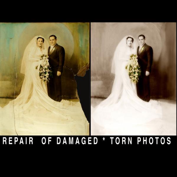 Let Maxheim Photography restore your family's wedding photos!